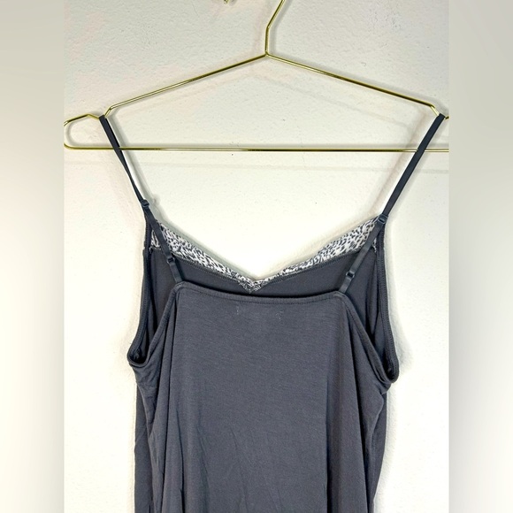 Modern Luxury Carole Hochman Robe Chemise Set S Gray Pink Bow Flaw Read - Picture 14 of 14